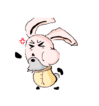 ウサギの女子（個別スタンプ：8）