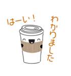 『コーヒーさん』毎日つかえるスタンプ（個別スタンプ：2）