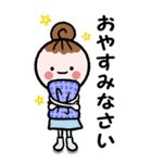 女の子達の使いやすいBIGスタンプ（個別スタンプ：39）