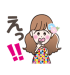 あさがおねえさんスタンプ（個別スタンプ：3）