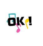 三文字スタンプ（個別スタンプ：10）