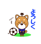 侍サッカー犬（個別スタンプ：30）