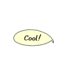 ふきだしでメッセージ (英語編 Vol.3)（個別スタンプ：3）