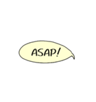 ふきだしでメッセージ (英語編 Vol.3)（個別スタンプ：5）