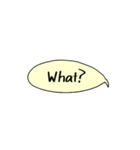 ふきだしでメッセージ (英語編 Vol.3)（個別スタンプ：12）