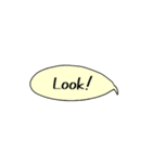 ふきだしでメッセージ (英語編 Vol.3)（個別スタンプ：15）