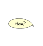 ふきだしでメッセージ (英語編 Vol.3)（個別スタンプ：16）