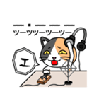 モールス信号・和文符号（ア～ミ）（個別スタンプ：4）