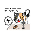 モールス信号・和文符号（ア～ミ）（個別スタンプ：9）