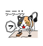 モールス信号・和文符号（ア～ミ）（個別スタンプ：28）