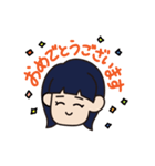 敬語のオン眉ちゃん（個別スタンプ：24）