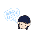 敬語のオン眉ちゃん（個別スタンプ：34）