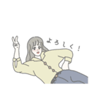 おんなのこスタンプ(基本)（個別スタンプ：9）