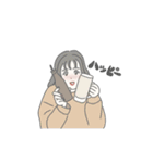 おんなのこスタンプ(基本)（個別スタンプ：17）