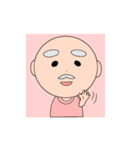 かわいいおじいちゃんのスタンプ！（個別スタンプ：12）