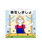 のんびり屋のまるめがねさん（個別スタンプ：9）