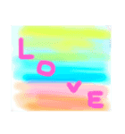 # Love and peace2（個別スタンプ：6）