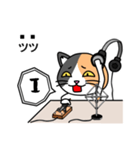 モールス信号（アルファベット+記号）（個別スタンプ：9）