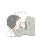 くまのスタンプ  (女の子と男の子)（個別スタンプ：2）