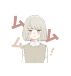 くまのスタンプ  (女の子と男の子)（個別スタンプ：5）