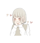 くまのスタンプ  (女の子と男の子)（個別スタンプ：7）