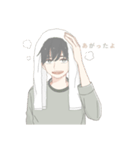 くまのスタンプ  (女の子と男の子)（個別スタンプ：22）