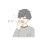 くまのスタンプ  (女の子と男の子)（個別スタンプ：36）