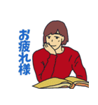 私と読書（個別スタンプ：23）