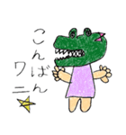 5歳が描いたダジャレスタンプ（個別スタンプ：3）