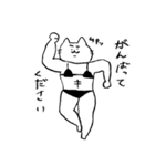 黒ビキニねこ2(敬語)（個別スタンプ：25）