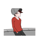 キャスケットボーイ2（個別スタンプ：2）