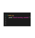 プログラミングで愛を伝えよう（個別スタンプ：12）