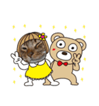 くぅと虎徹、たま～にはち    着ぐるみver.（個別スタンプ：13）
