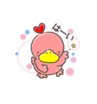 ピンクのあひるん！やわらか敬語（個別スタンプ：6）
