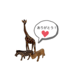 サファリの木製どうぶつたち（個別スタンプ：39）