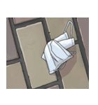 落ちていたマスク（個別スタンプ：24）