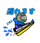 ボートレーサーお絵描き #ボートレース（個別スタンプ：11）