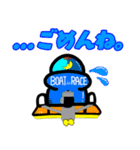 ボートレーサーお絵描き #ボートレース（個別スタンプ：12）