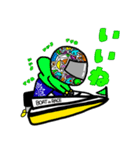 ボートレーサーお絵描き #ボートレース（個別スタンプ：15）