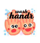 指イラスト、スタンプ。（個別スタンプ：4）
