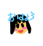 小学生の女の子の手書きスタンプ（個別スタンプ：1）