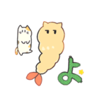 ねこになりたいえびすたんぷ（個別スタンプ：1）