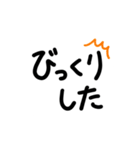 でか文字 吹き出しスタンプ（個別スタンプ：20）