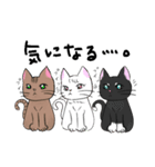 3匹の猫 敬語スタンプ（個別スタンプ：13）