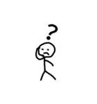 棒人間の日常手書き（個別スタンプ：3）