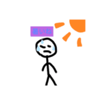棒人間の日常手書き（個別スタンプ：13）