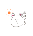 だれでも描けるくま（個別スタンプ：1）