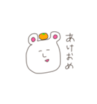 だれでも描けるくま（個別スタンプ：37）