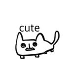 四角いねこモンスター犬（個別スタンプ：21）