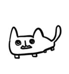 四角いねこモンスター犬（個別スタンプ：24）